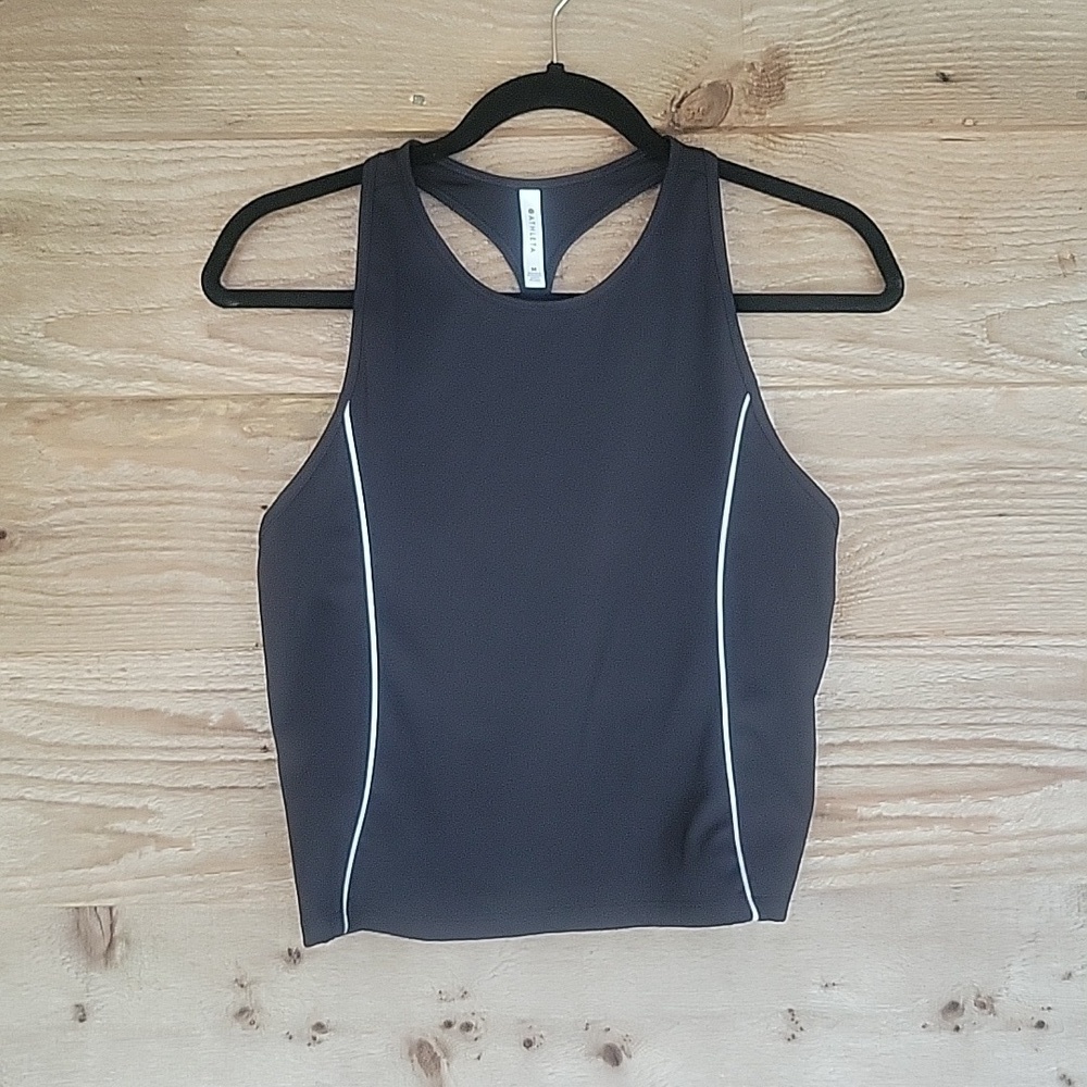 Athleta Size Medium Black Cropped Tank